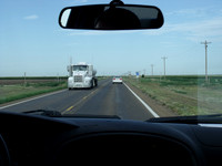 on the road